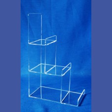 ESCALERA pegada 3 bases Fondo 60 mm para Carteras<br>Medidas: 100 x 190 x 300 mm<br>